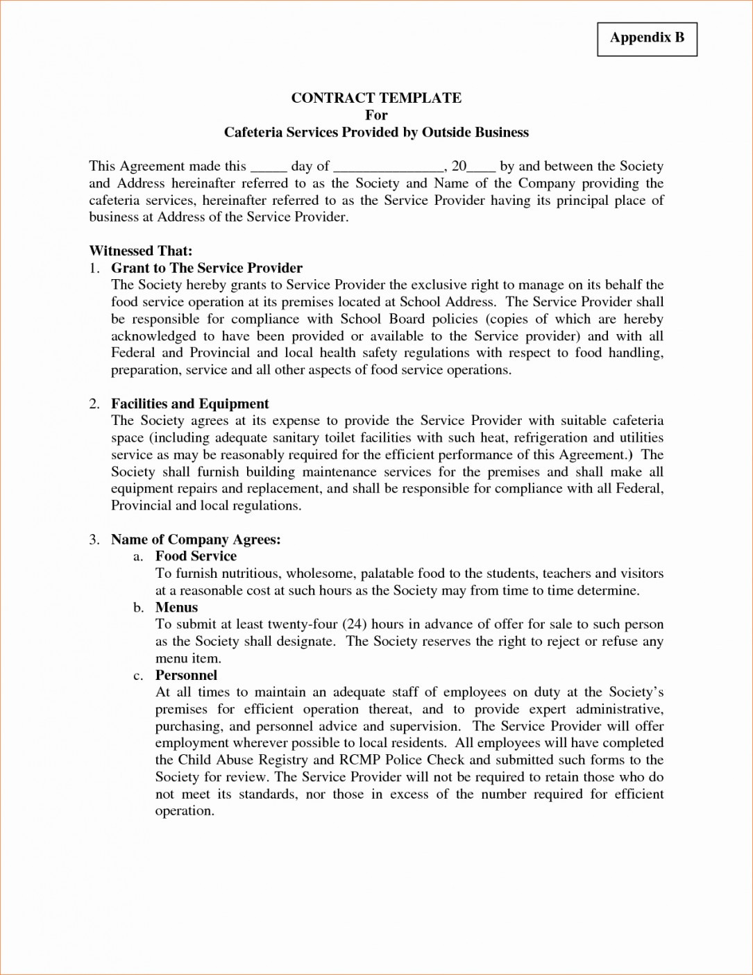 Living Agreement Contract Template Lostranquillos Document