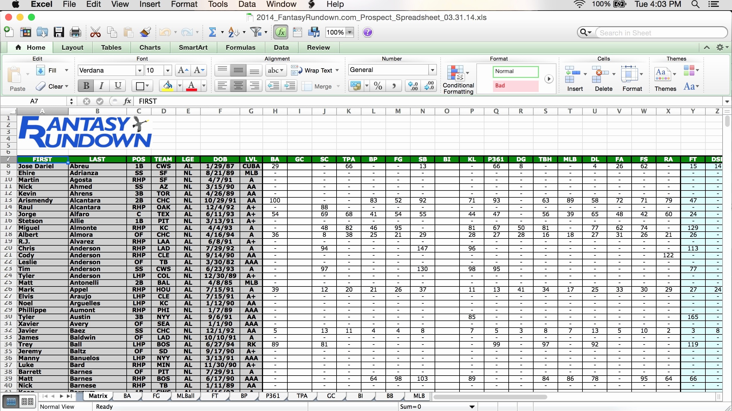 Madden 16 Fantasy Draft Order Spreadsheet My Templates Document Excel