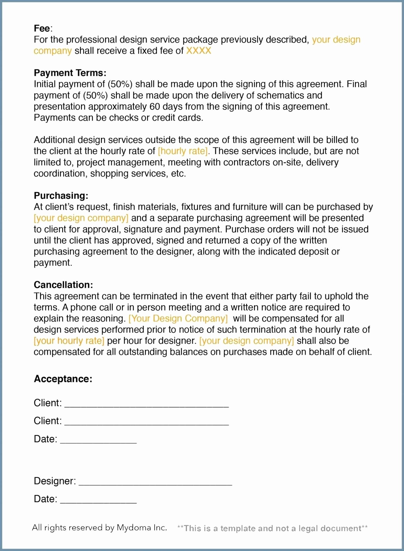 Managed Services Agreement Form Best Of Letter For Document