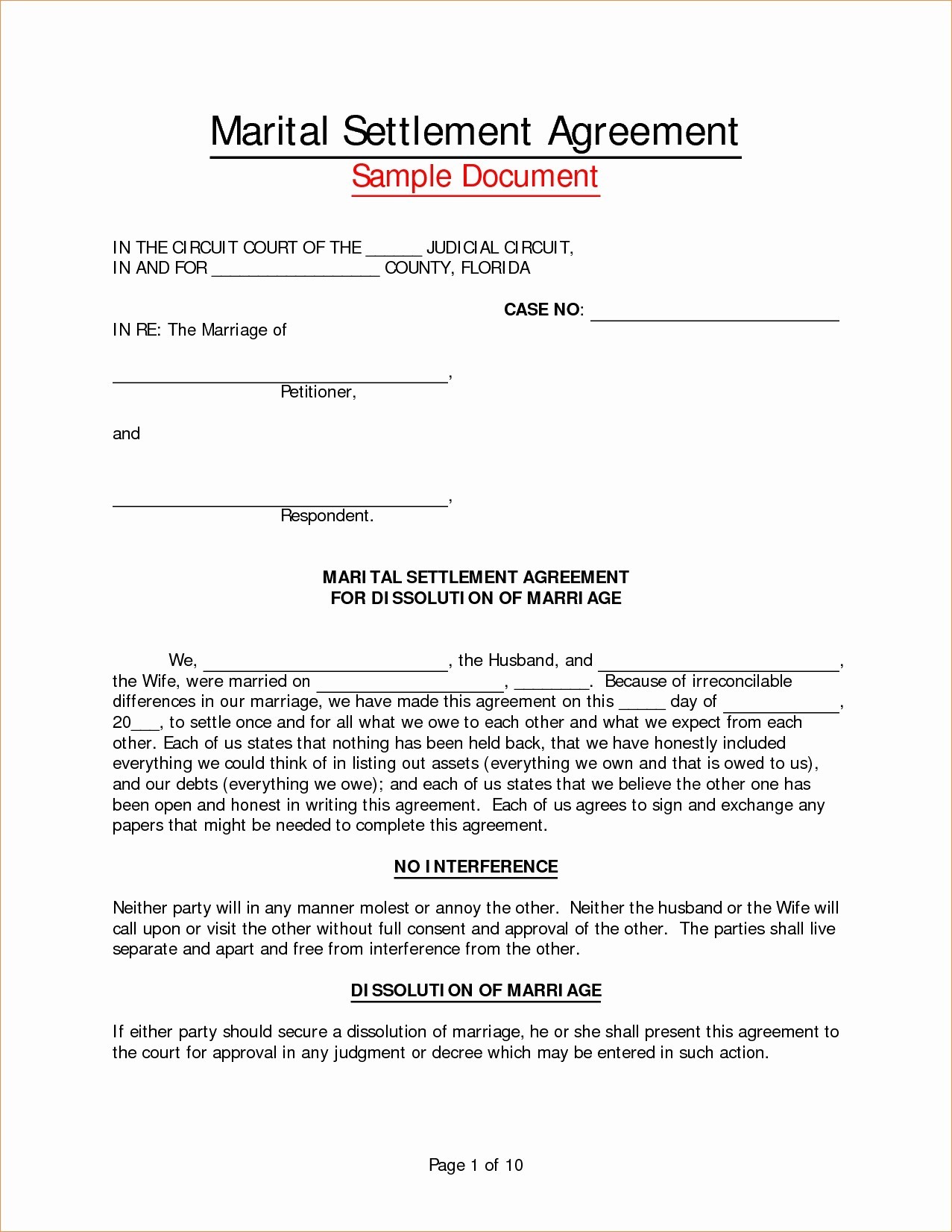 Marriage Approval Letter Format Best Separation Document Sample Of For