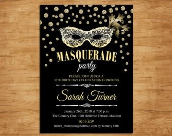 Masquerade Invites Etsy Document Bachelorette Party