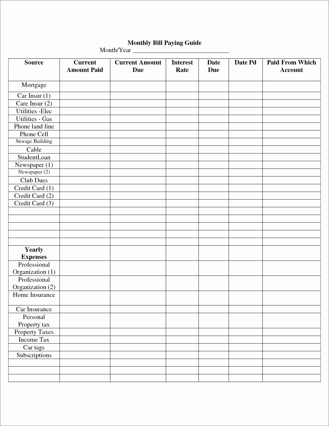 Medical Bill Organizer Spreadsheet Best Of Printable Document
