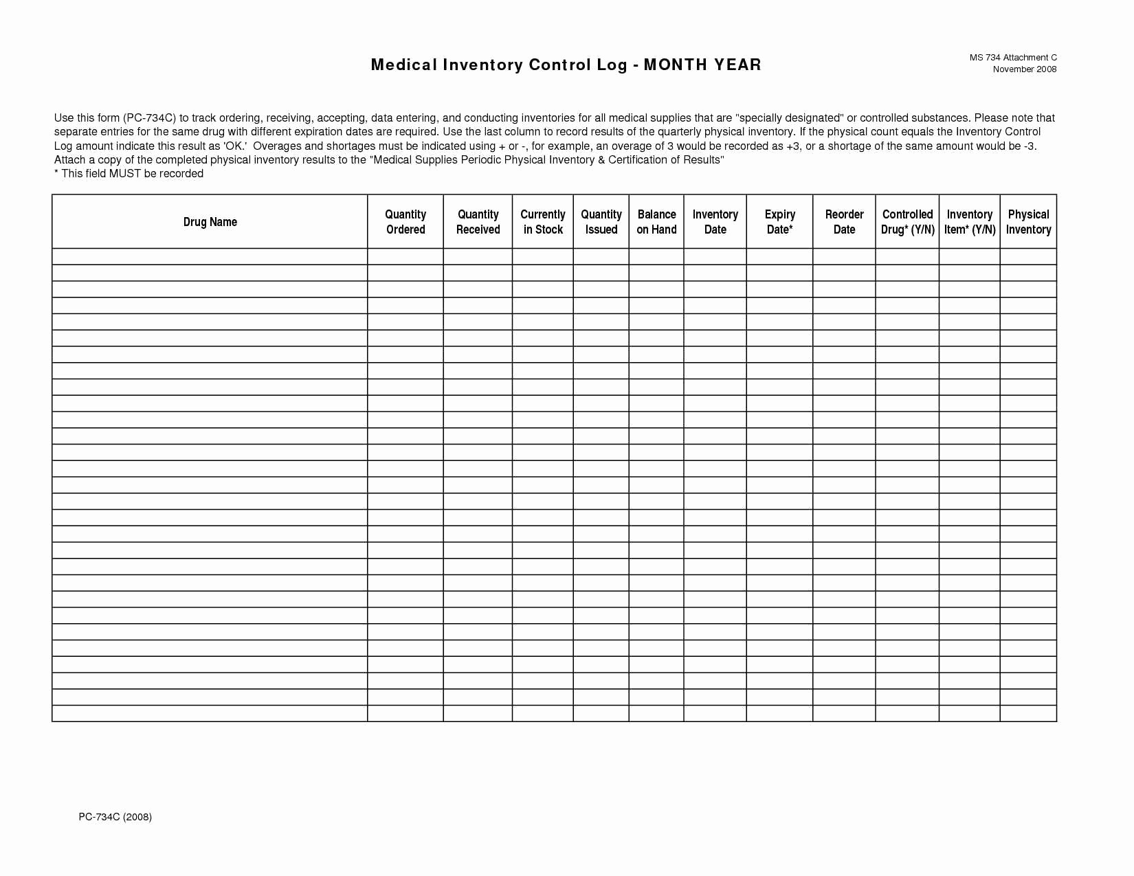 Medical Office Inventory Template Best Of Supply