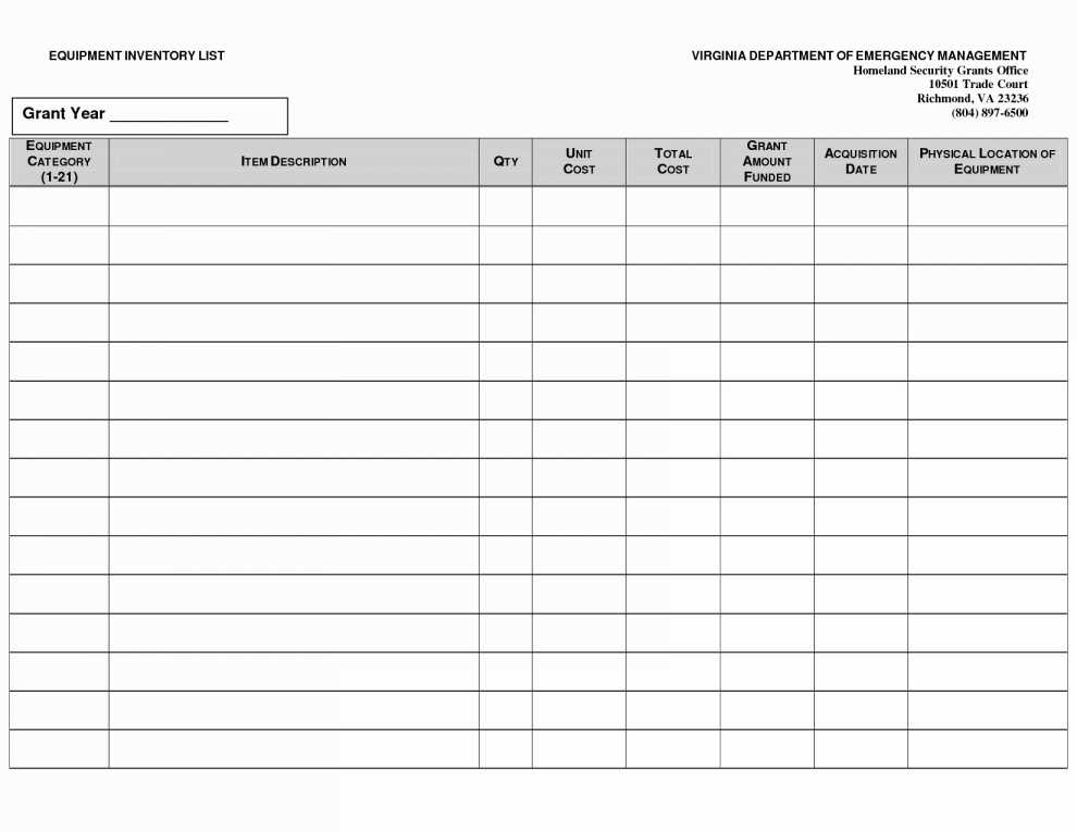 Medical Supply Inventory Template Unique