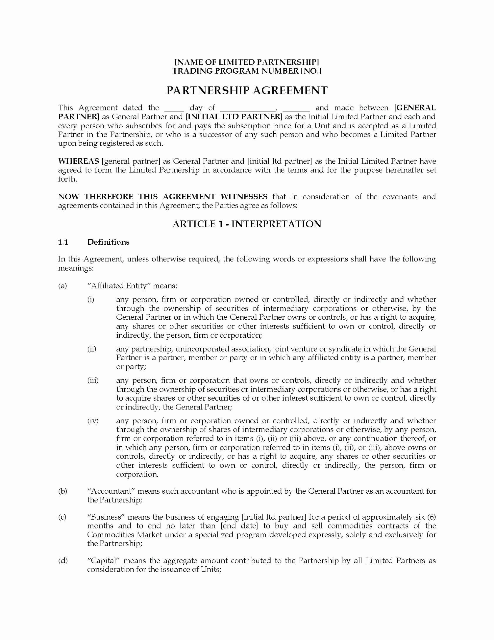 Memorandum Of Understanding Document Template New Agreement Sample Business