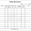 Monthly Bill Spreadsheet Template Free FREE Printable Document Pay Organizer