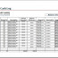 MS Excel Printable Petty Cash Log Template Templates Document Spreadsheet