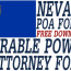 Nevada Durable Power Of Attorney Form Document