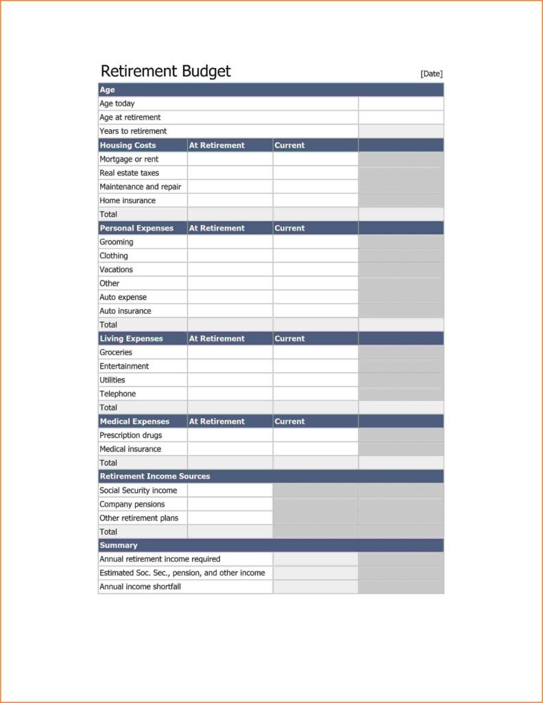 Oee Worksheet And Retirement Planning Spreadsheet Excel Document