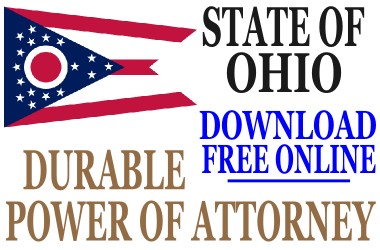 Ohio Durable Power Of Attorney Free Form Document Forms