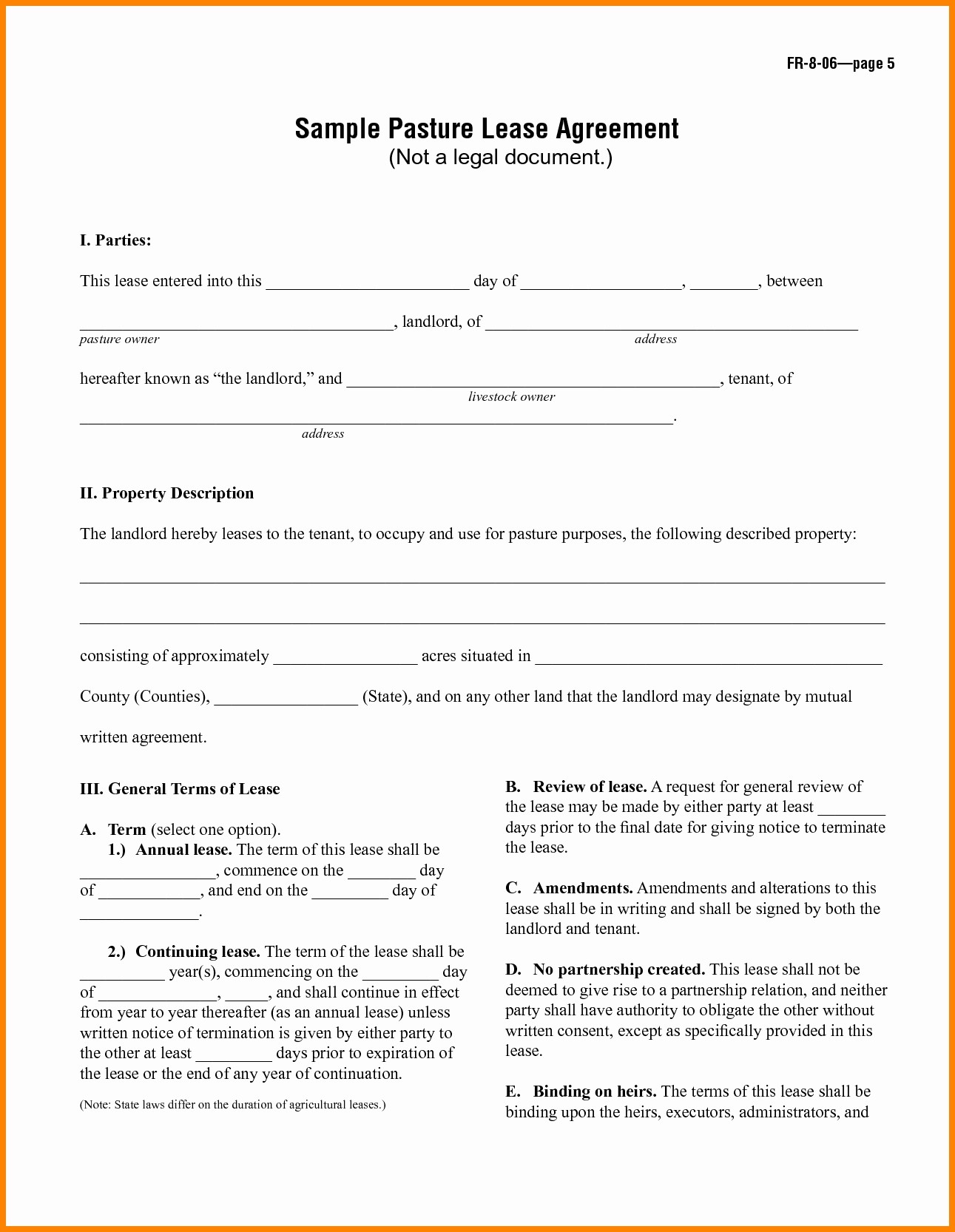 One Page Contract Template Beautiful Document 1