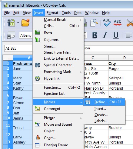 OpenOffice Org Training Tips And Ideas Printing A Selected Print Document Openoffice Calc Set