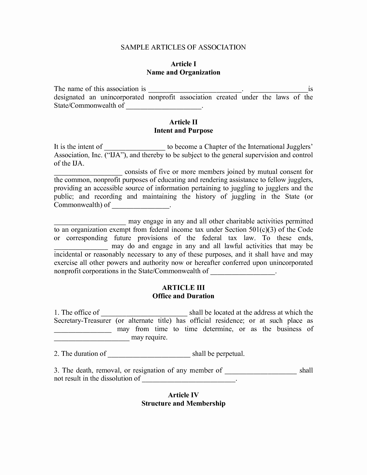 Operating Agreement Maryland Awesome Articles Incorporation Document