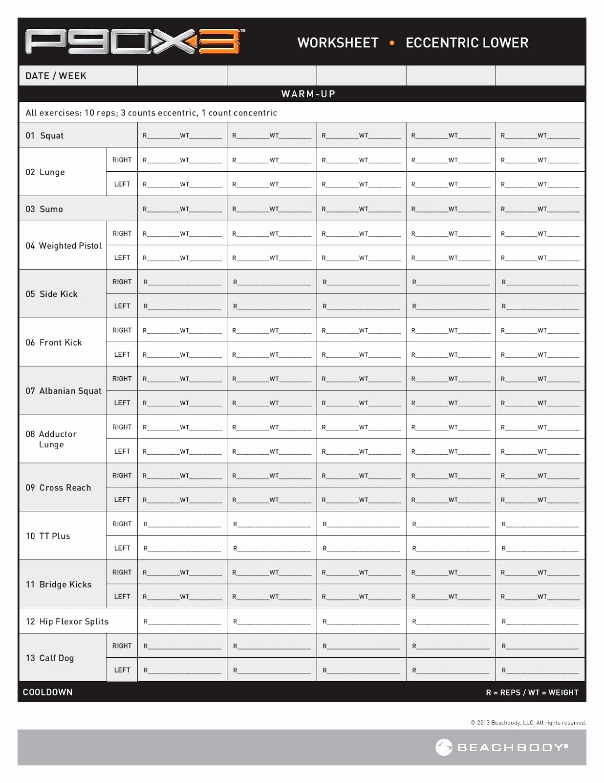 P90x Chest And Back Worksheet Inspirational Worksheets