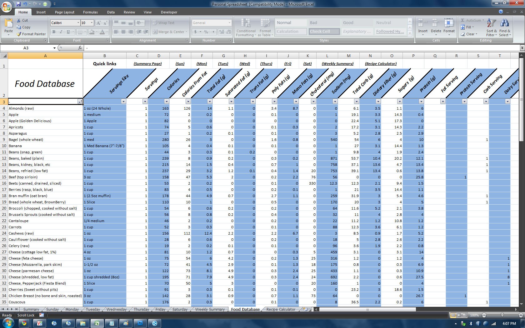 P90x Spreadsheet Homebiz4u2profit Com Document Excel Sheet