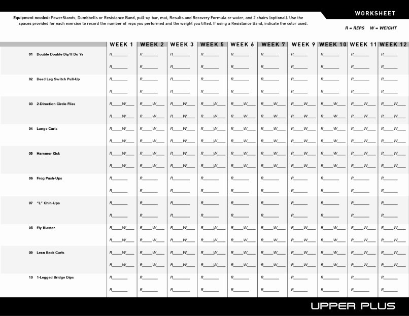 P90x Workout Schedule Excel Log Sheet Freesub4 Com