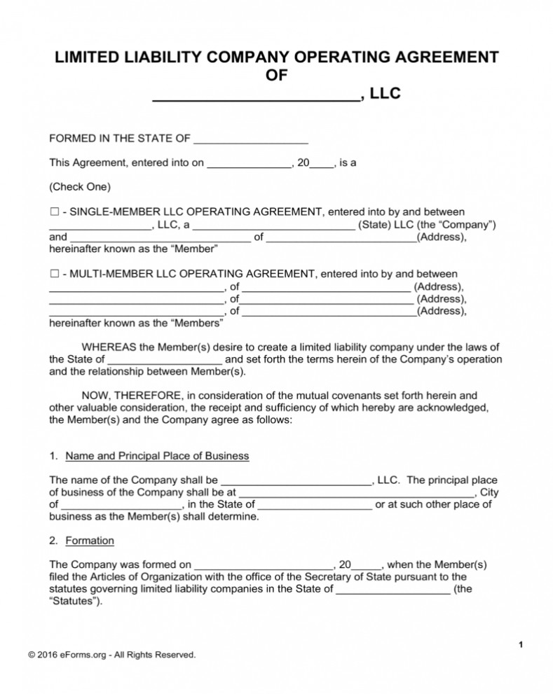 Partnership Agreement Llc 75 Main Group Document Operating