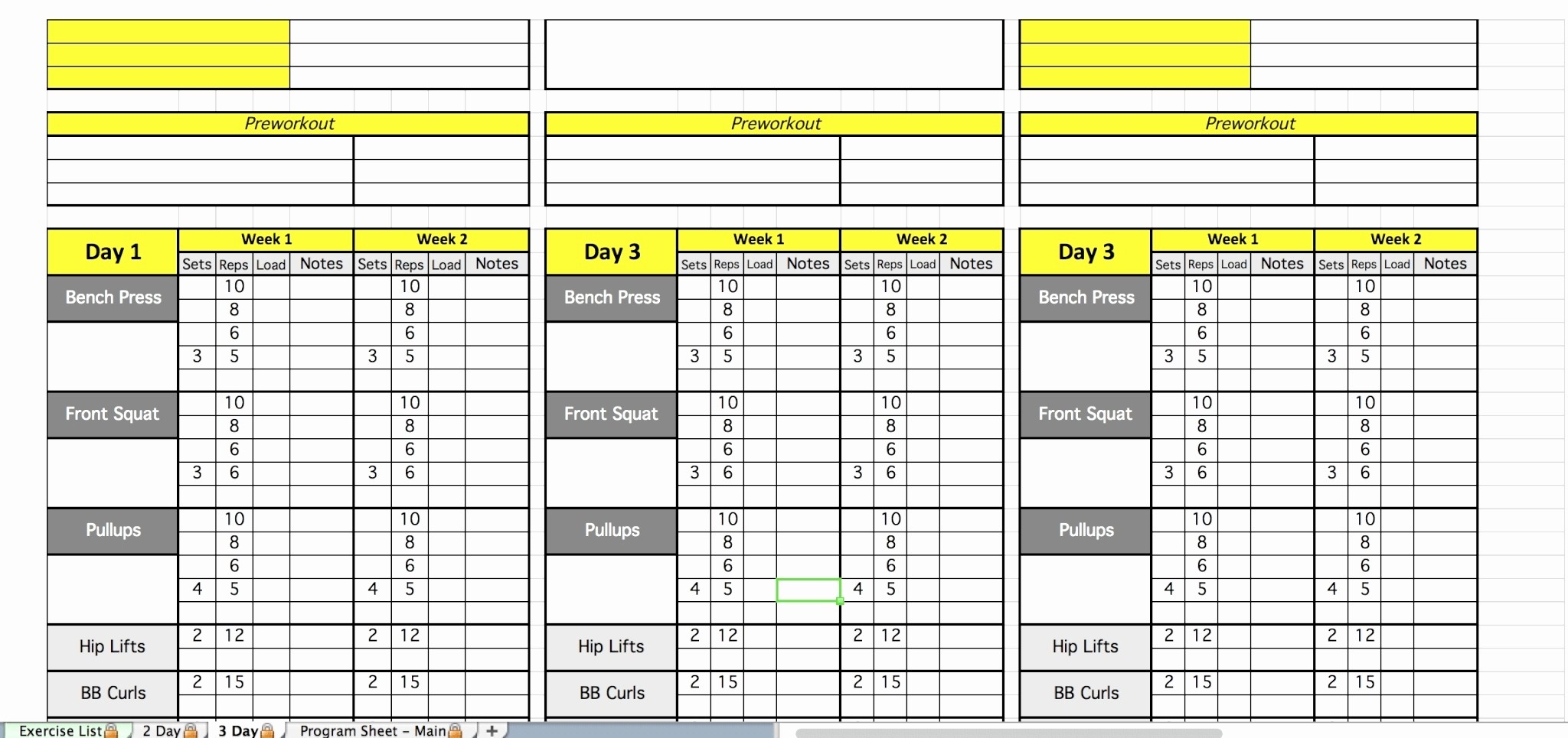 Personal Trainer Client Tracking Spreadsheet Best Of Document