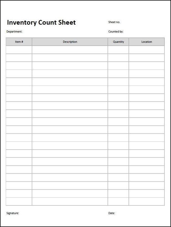 Pin By Iris Burgos On Dollar Pinterest Business Templates And Document Inventory Sheet For