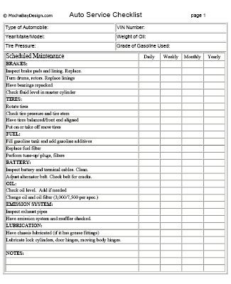Pin By Lone Wolf Software On Car Maintenance Tips Pinterest Cars Document Vehicle Service Checklist