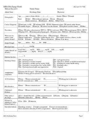 Printable Fake Hospital Discharge PapersWritings And Papers Document