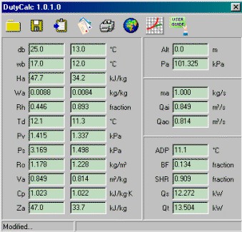 Psychrometric Duty Calculator Document Cooling Load Calculation Software Excel