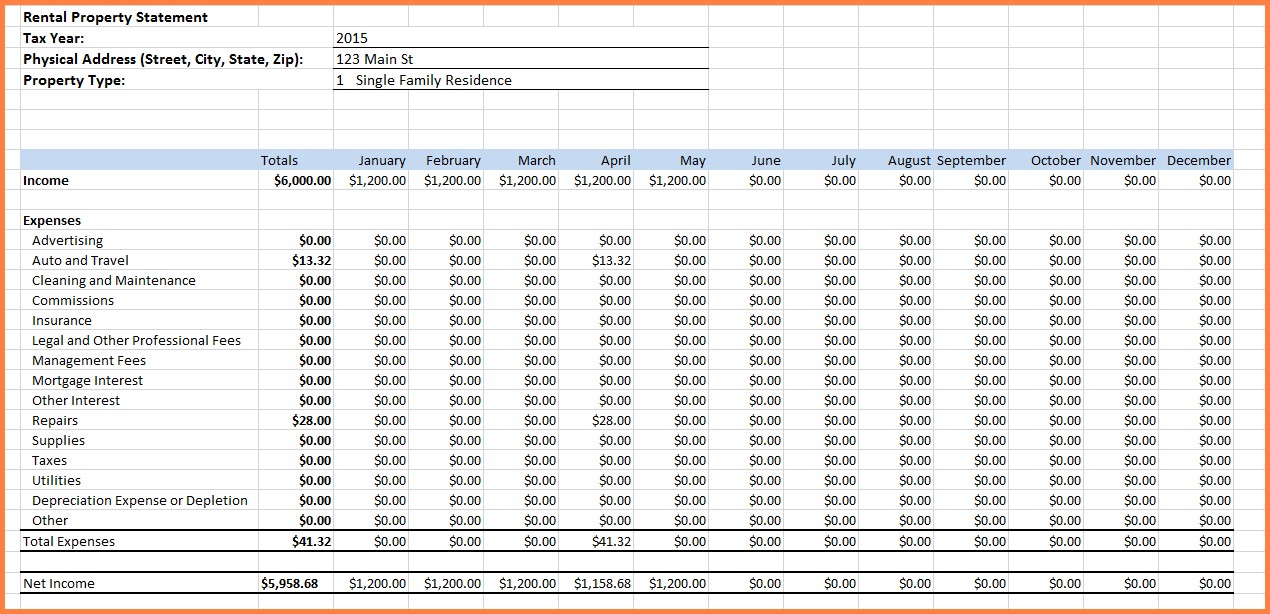 Real Estate Agent Expenses Spreadsheet As Google