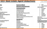 Real Estate Agent Expenses Spreadsheet Deduction Cheatsheet Cover Document Expense