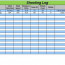 Reloading Data Log Document Spreadsheet