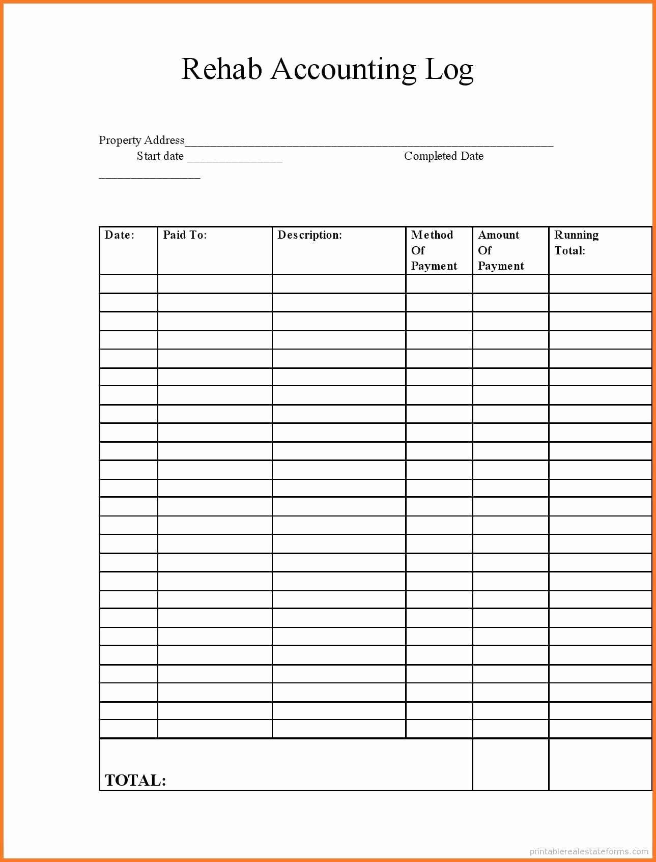 Rental Property Record Keeping Template Beautiful Free Cattle Document