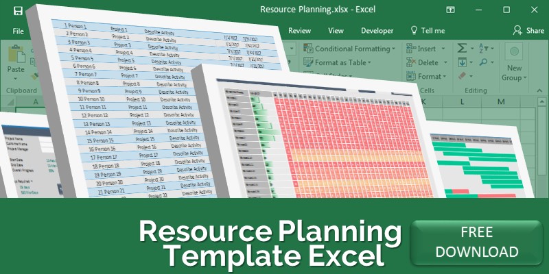 Resource Planning Template Excel Free Download Document