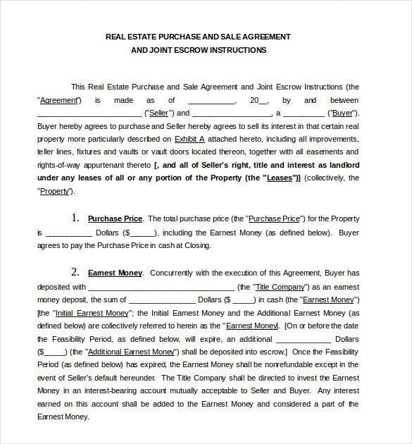 Sales Agreement Template 16 Free Word PDF Document