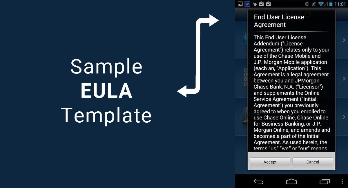 Sample EULA Template TermsFeed Document Generic Software License Agreement