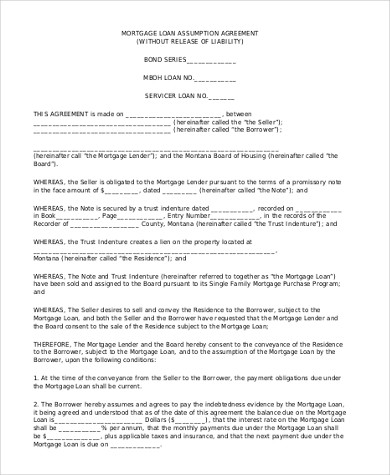 Sample Loan Agreement Form 8 Free Documents In Word PDF Document Mortgage Format