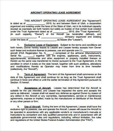Sample Operating Agreement 8 Free PDF Documents Download Document For Corporation Template