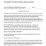 Sample Partnership Agreement 7 Documents In PDF Word Document Simple Free
