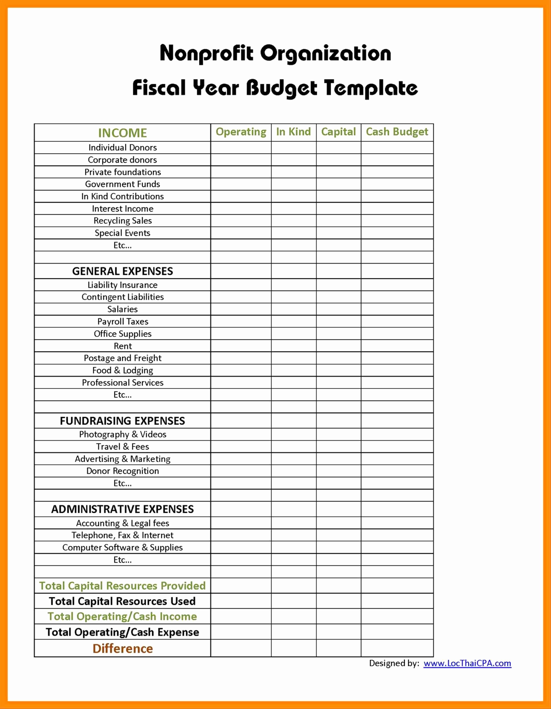 Sample Startup Budget For Nonprofit Awesome Form 1023 Part Ix Document