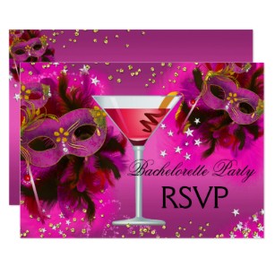 Save 60 On Masquerade Bachelorette Party Invitations Limited Time
