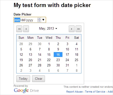 Show Date Picker Time In Google Forms Document Sheets