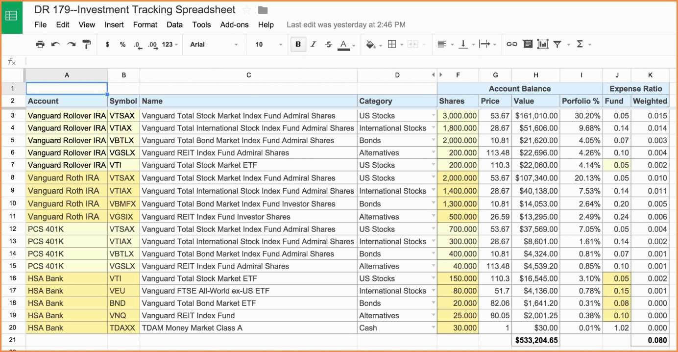 Simple Accounting Spreadsheet For Small Business Double Entry Document Cost