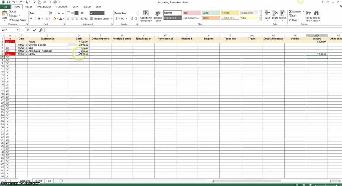 Simple Accounting Spreadsheet Realoathkeepers Org Excel Templates Document