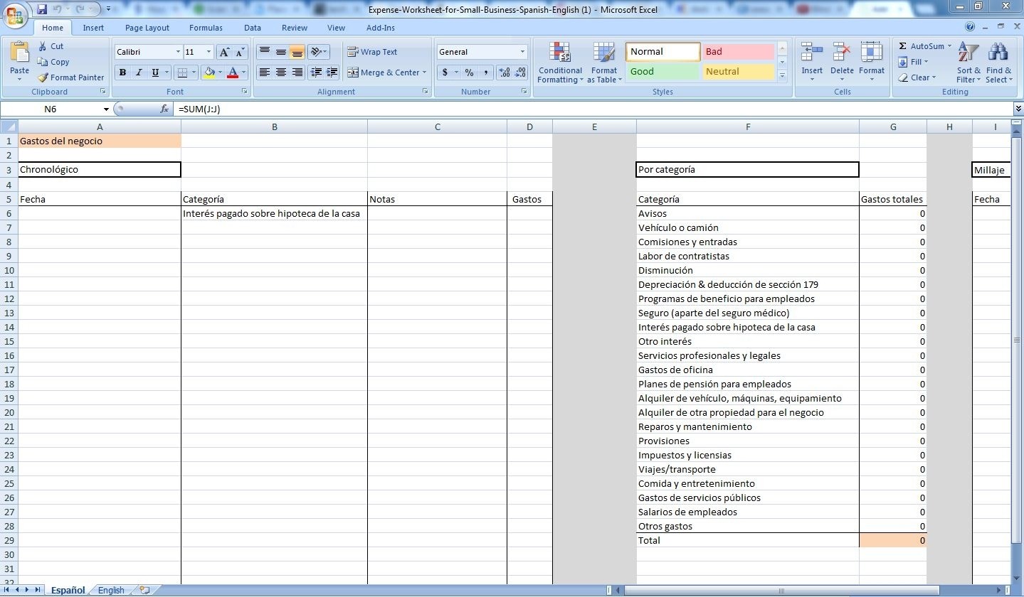 Small Business Expense Tracking Spreadsheet Laobingkaisuo Intended Document