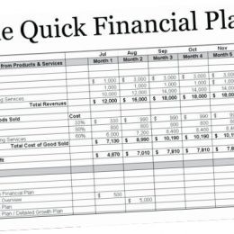 Small Business Financial Plan Template 5Year 45 Document