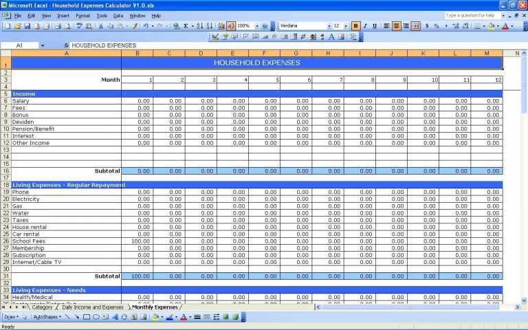 Small Business Income And Expenses Spreadsheet Elegant Excel Document