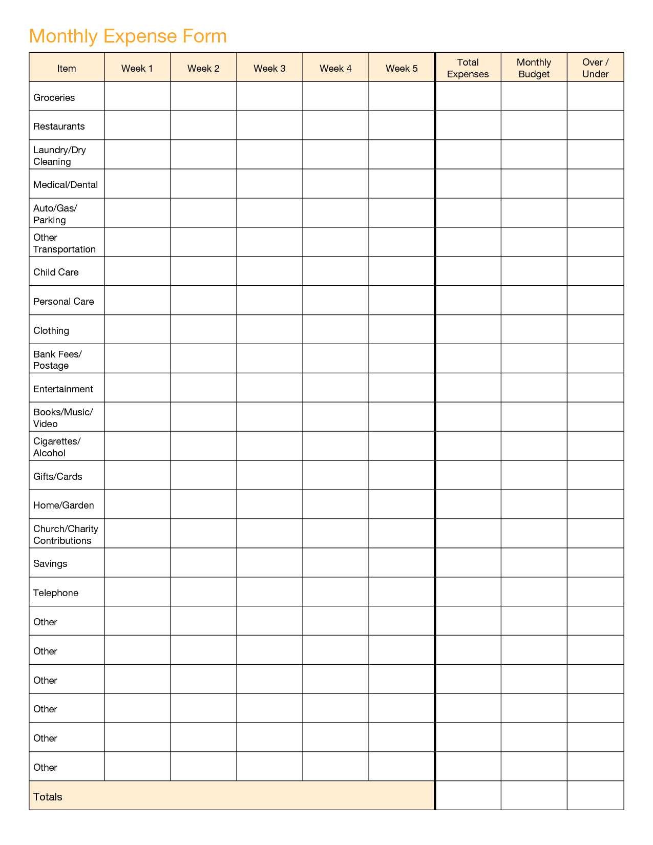 Small Business Spreadsheet For Income And Expenses Xls Document Template