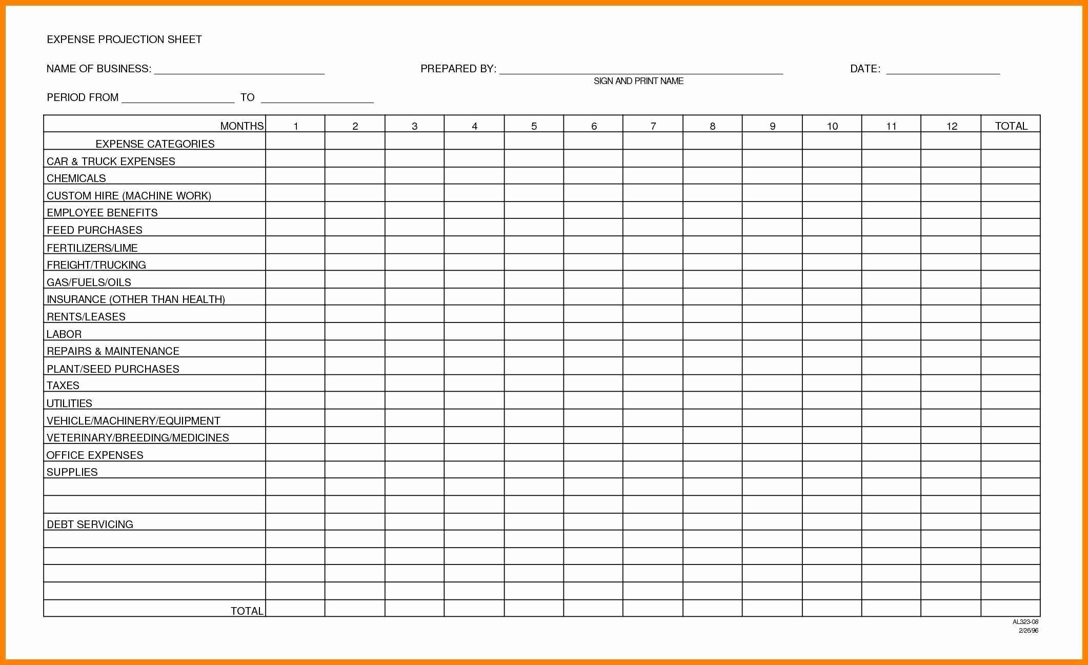 Small Business Tax Spreadsheet Template Recent Document Expense For