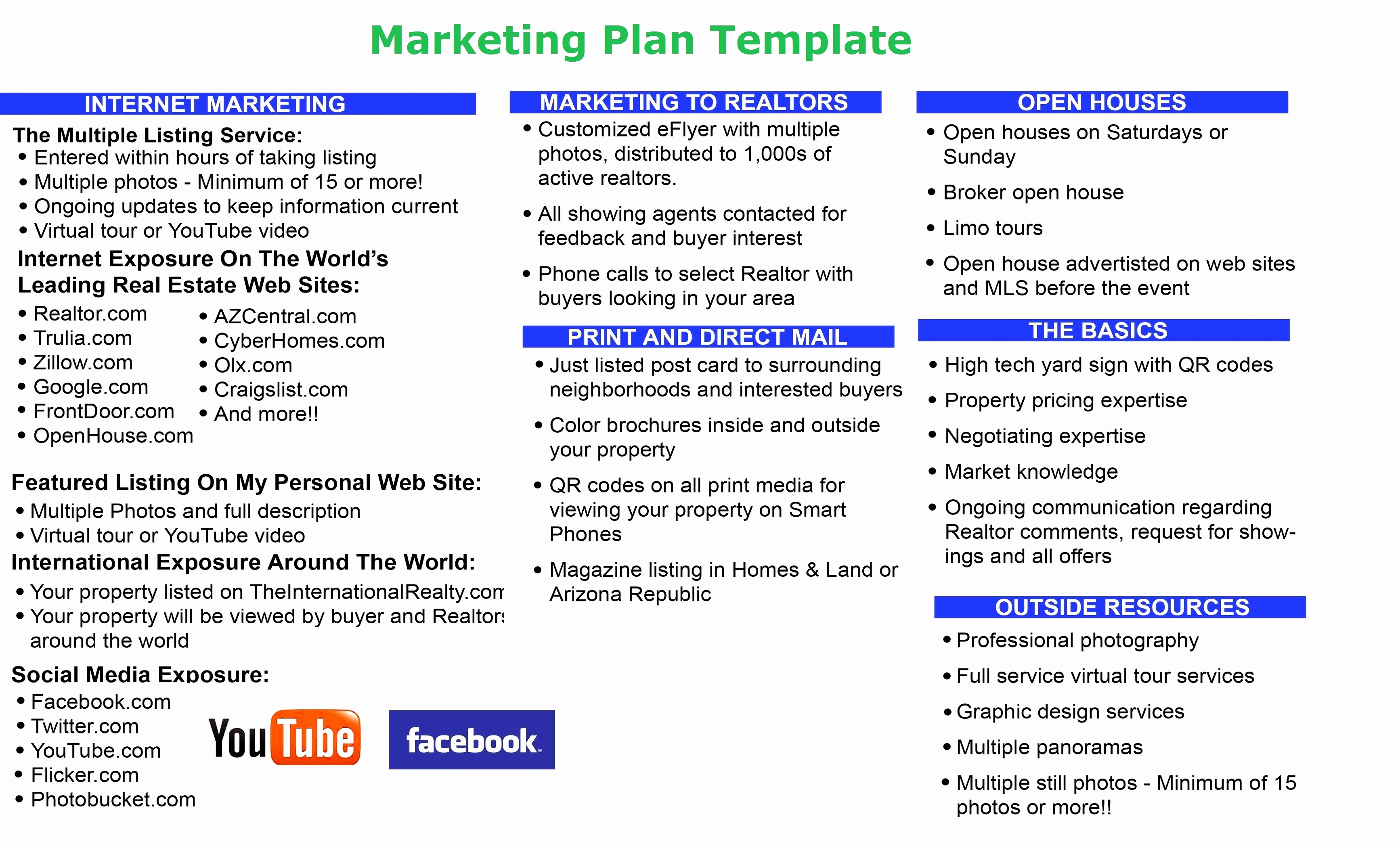 Social Media Marketing Plan Template Awesome Document