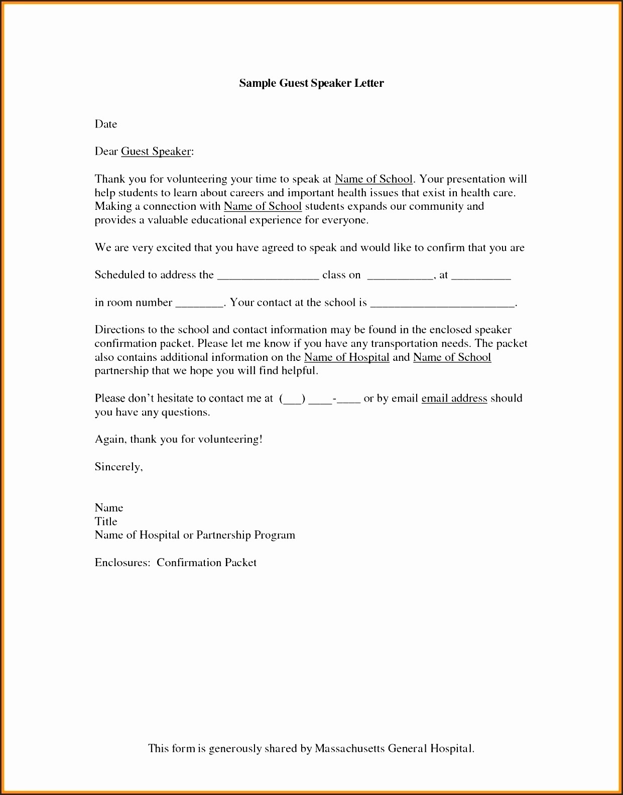 Speaker Proposal Letter Beautiful Fresh Best Document