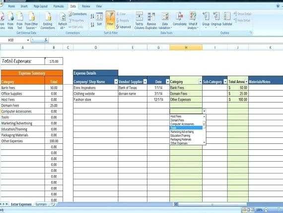 Spreadsheet To Track Expenses Awesome Business Expense Tracker Document