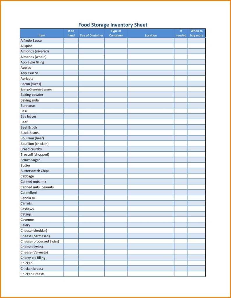 Stamp Inventory Spreadsheet Sosfuer Document Free